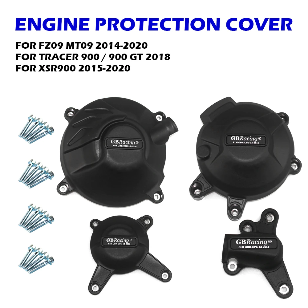 Cubierta protectora para motor de motocicleta, funda para GB Racing, YAMAHA MT09, FZ09, Tracer 900/900GT, XSR900, GBRacing