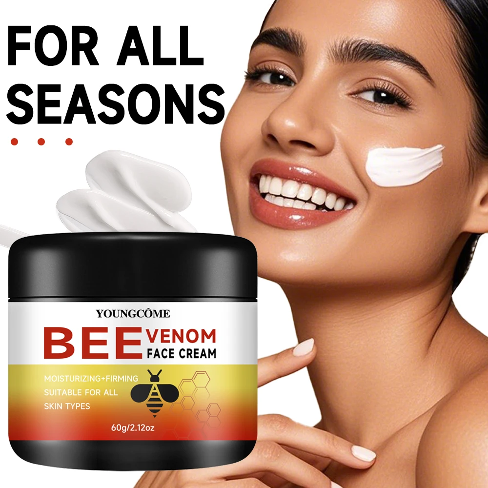 Premium Organic Bee Venom Cream - Collagen Booster, Firming & Hydrating, Safe for Sensitive Skin, with Royal Jelly & Hyaluronic