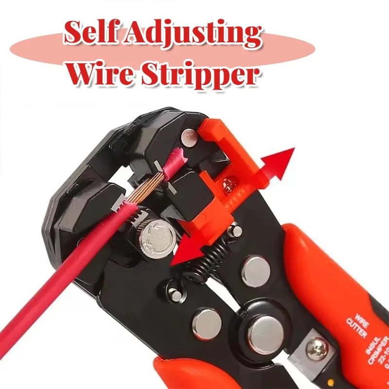 Self Adjusting Multifunctional Wire Stripper 5 In1 Stripping Cutter Crimping Cable Wire Electrician Repair Tools Sturdy Durable