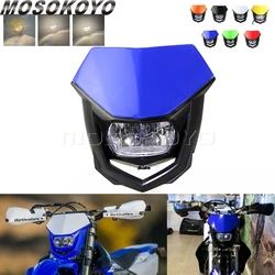 Enduro Supermoto Headlight H4 12V 35W Dual Sport Head Lamp for Yamaha YZ450F YZ250F YZ125 YZ85 WR450 WR250F WRF426