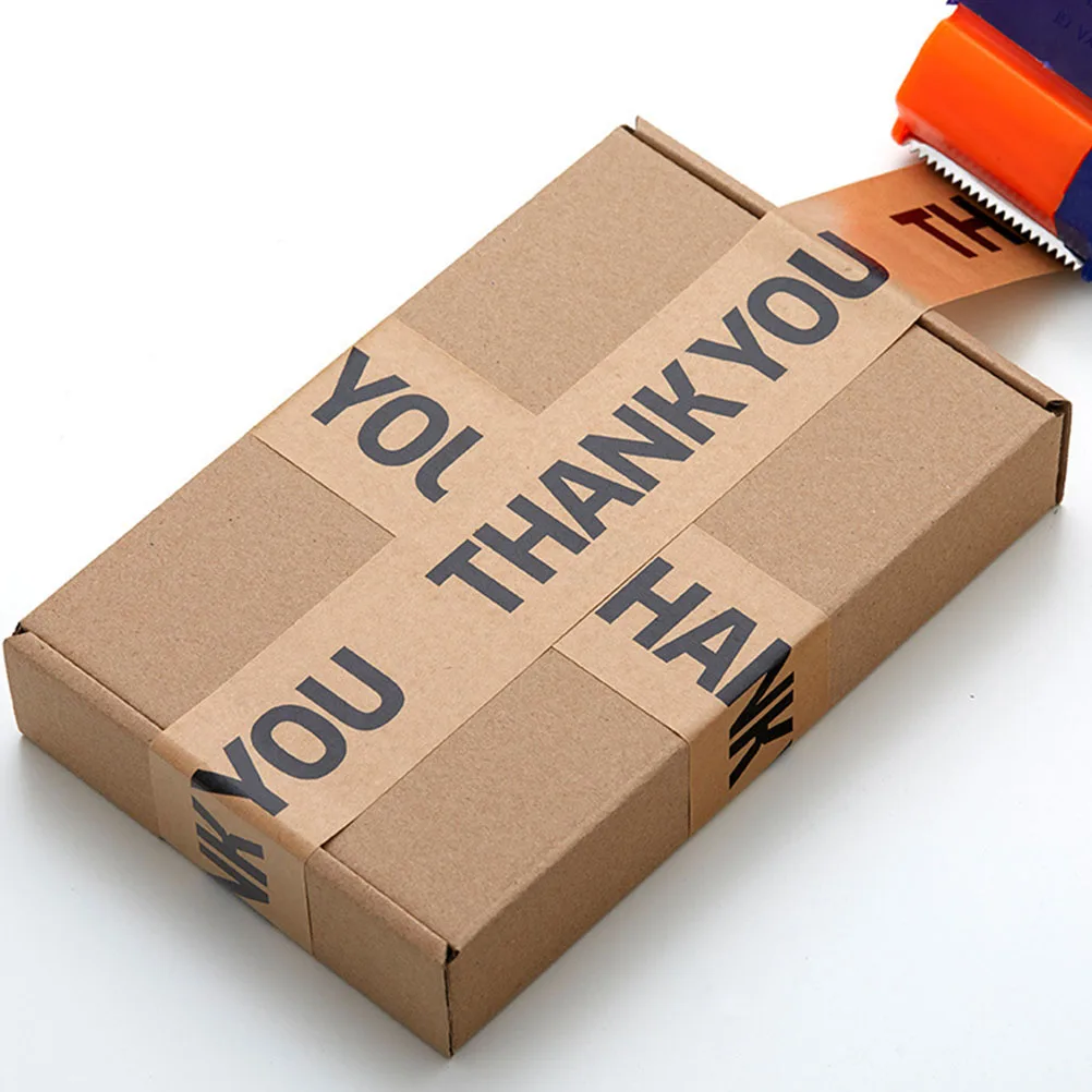 Multipurpose Kraft Paper Tape Self adhesive Sealing Writable Buffalo Packing Shipping Paper Packaging Tape for Carton Boxes