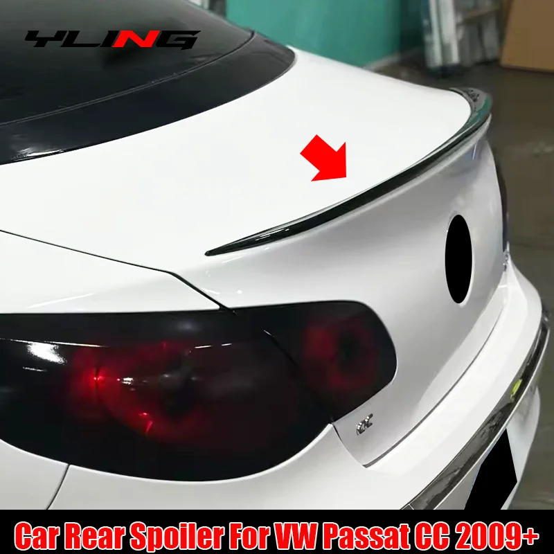 Car Universal Lip Ailerons Rear Trunk Spoiler For Volkswagen Accessories VW Passat CC 2009 2010 2011 2012 2013 2014 2015 2016 Ru