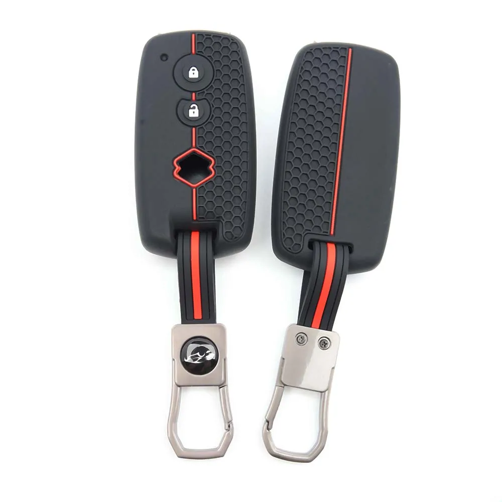 For Suzuki Grand Vitara SX4 S-Cross XL-7 Kuyucha Sch4 Swift 2007-2010 Silicone Car Remote Key Case Cover Shell Keyless Holder