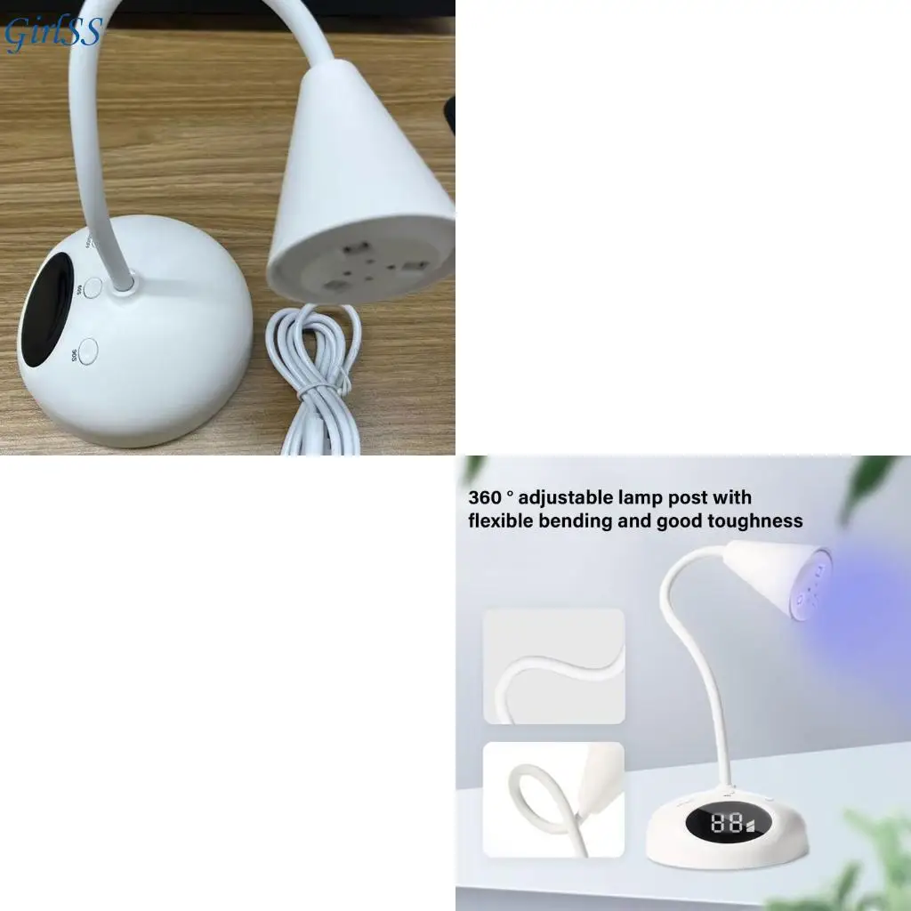 Lampe LED pour ongles lampe à ongles Rechargeable sèche-ongles à séchage rapide lampe à ongles Flexible T4MB