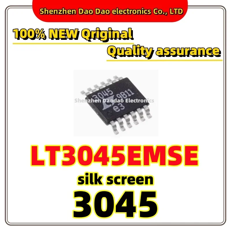 

LT3045EMSE silk screen 3045 LT3045EMSE#TRPBF LT3045 3045 MSOP-12 regulator chip IC new original