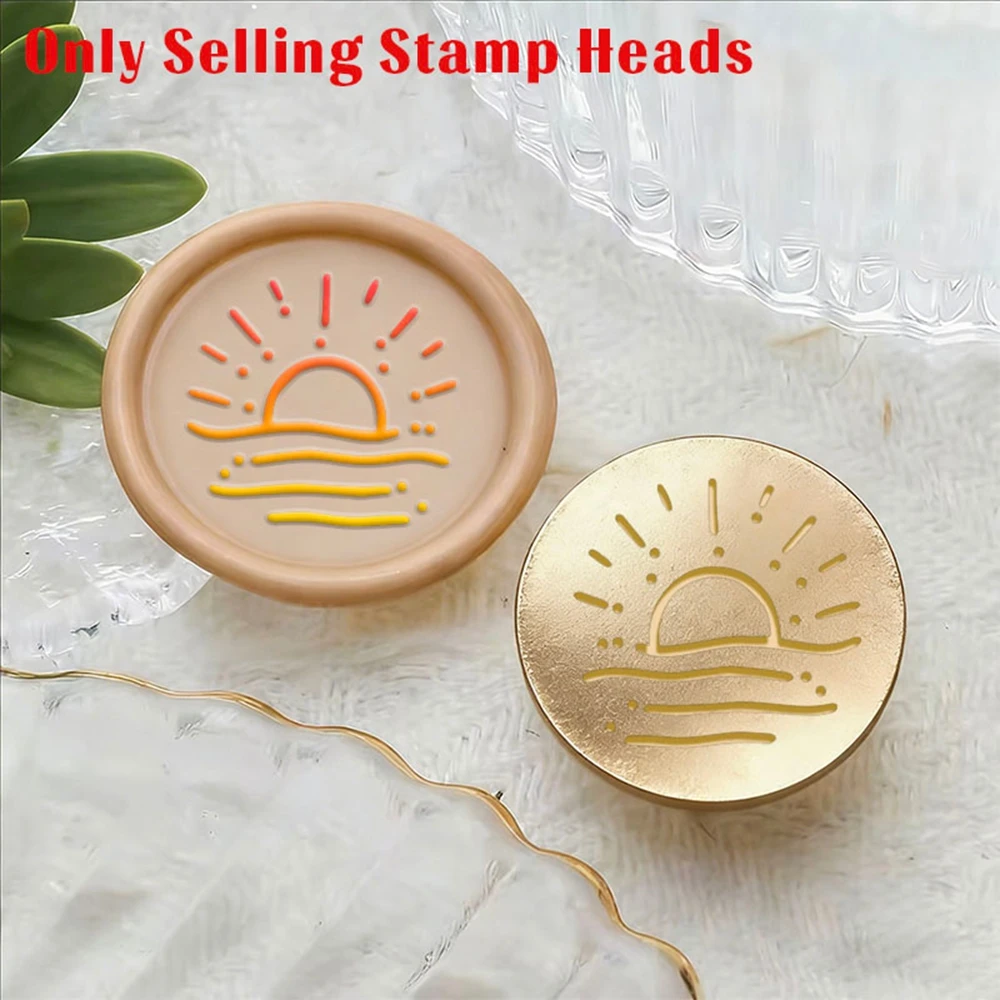 1PC Cartoon Sunrise pattern Stamp For Crafting, Envelopes, Gift Wrapping, Graduation Gifts& Wedding Invitations