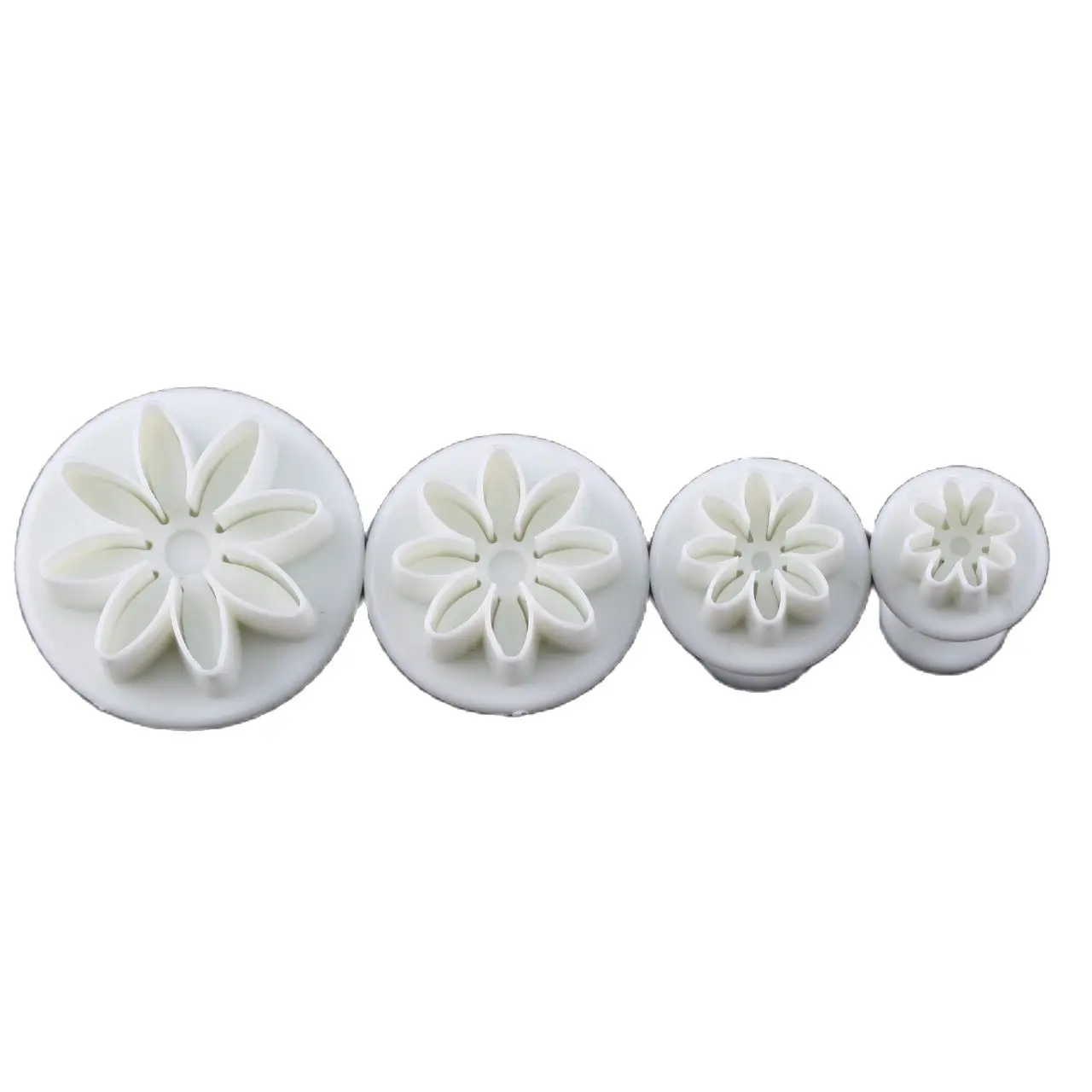 

4pcs/set Daisy Flower Sunflower Plunger Cutter Decorating Tools Cake Mould Kitchen Fondant Kitchen Accessories Cake Mold H721