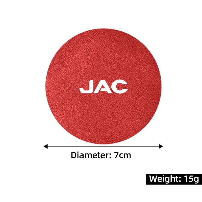 2pcs Car Suede Coaster Water Cup Holder Drink Pad Auto Interior Accessories For JAC Refine J3 J2 S5 S3 J5 J6 J4 T8 Vapour S2