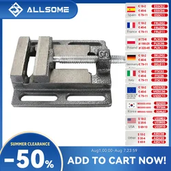 Allsome Drill Press Vise,3 Inch Jaw Width Portable Vise for Drilling machine