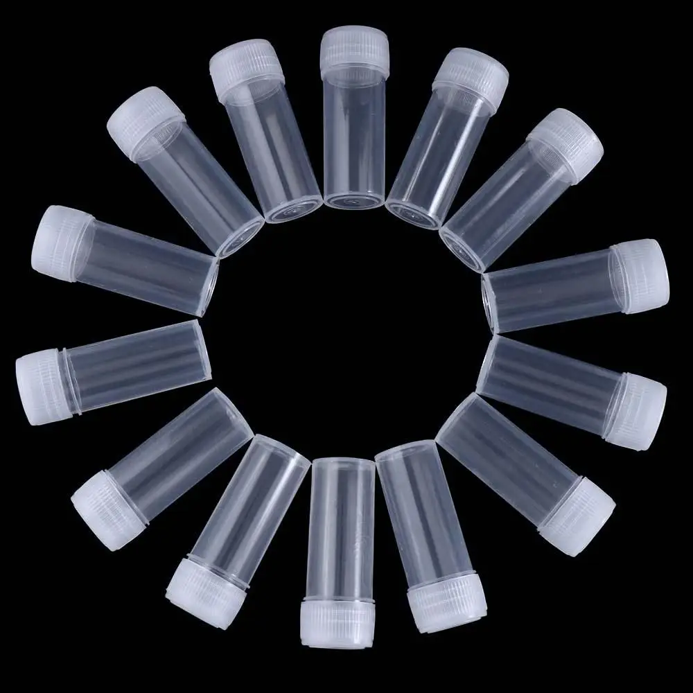 Packing Bottles Mini Liquid Container Translucent Test Tubes Vials Sample Bottle Powder Container Vials Storage Container