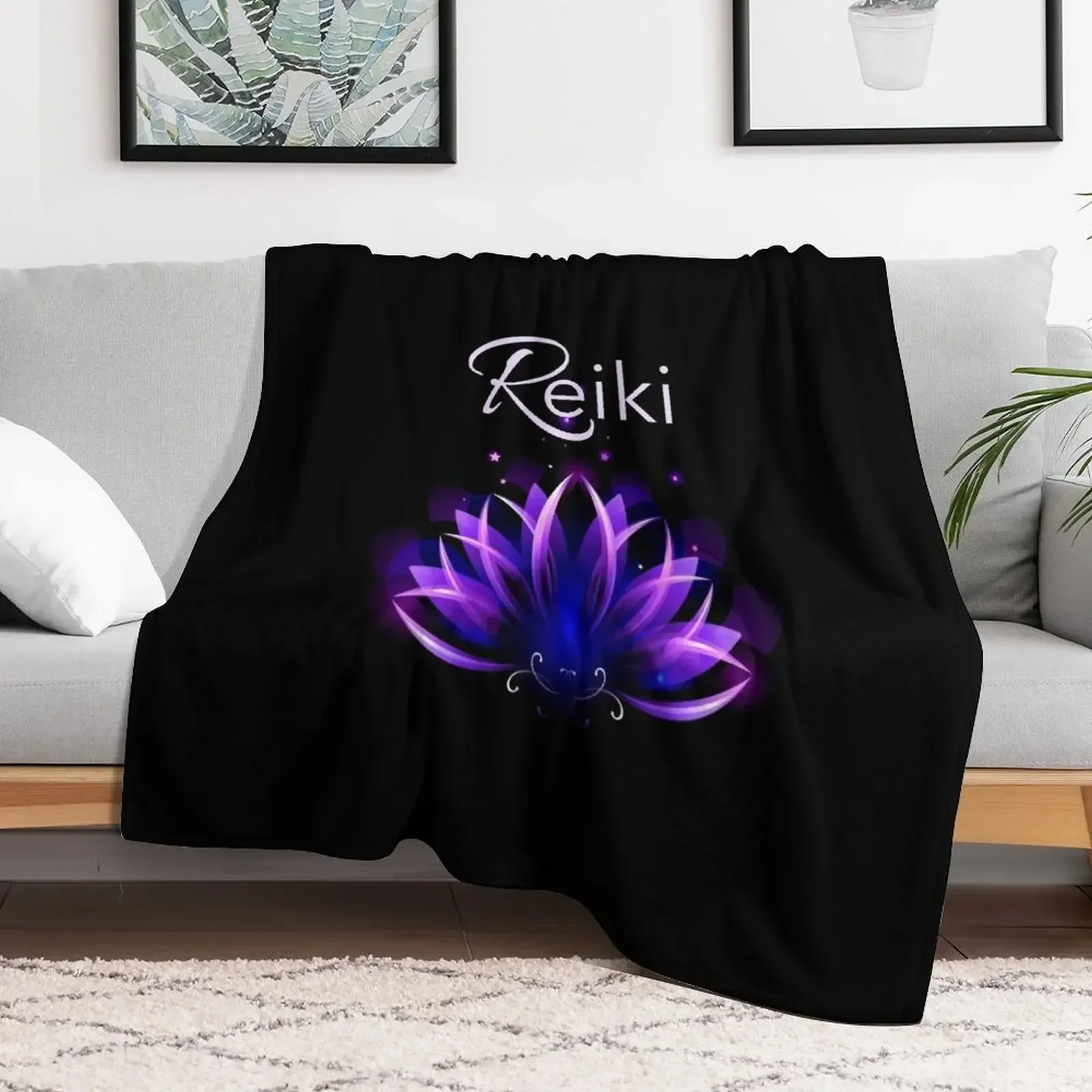 Reiki, Reiki Gifts, Reiki Shirt, Reiki Dress, Apron, Journal, Mind and Sprit, Meditation Throw Blanket Flannel Shaggy Blankets