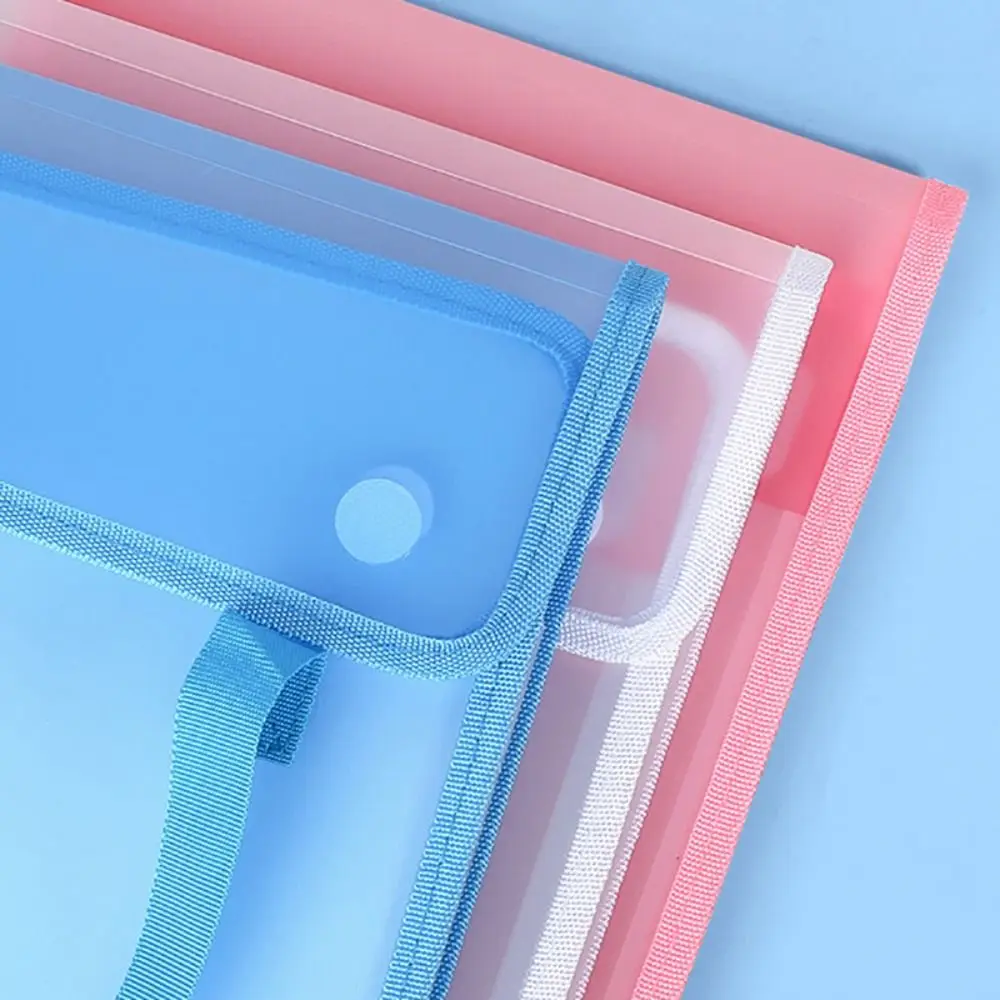 A4 File Bag Handheld Large Capacity Test Paper Storage Folder 12-layer Classification Document Storage Case for School Office