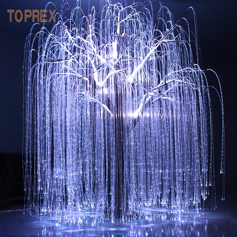 

Toprex glow fiber optic led lighted willow tree branch lamp for holiday