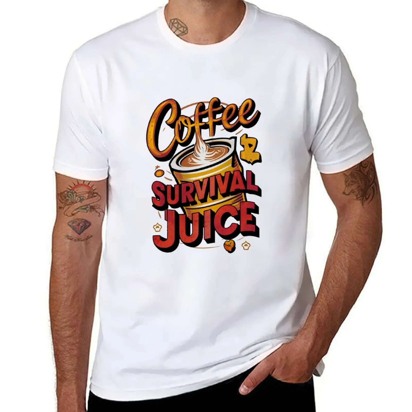 

Coffee Survival Juice Coffee Lover Gift Funny Quote Birthday T shirt Tshirt Tee T-Shirt g man t shirts for men T-Shirt