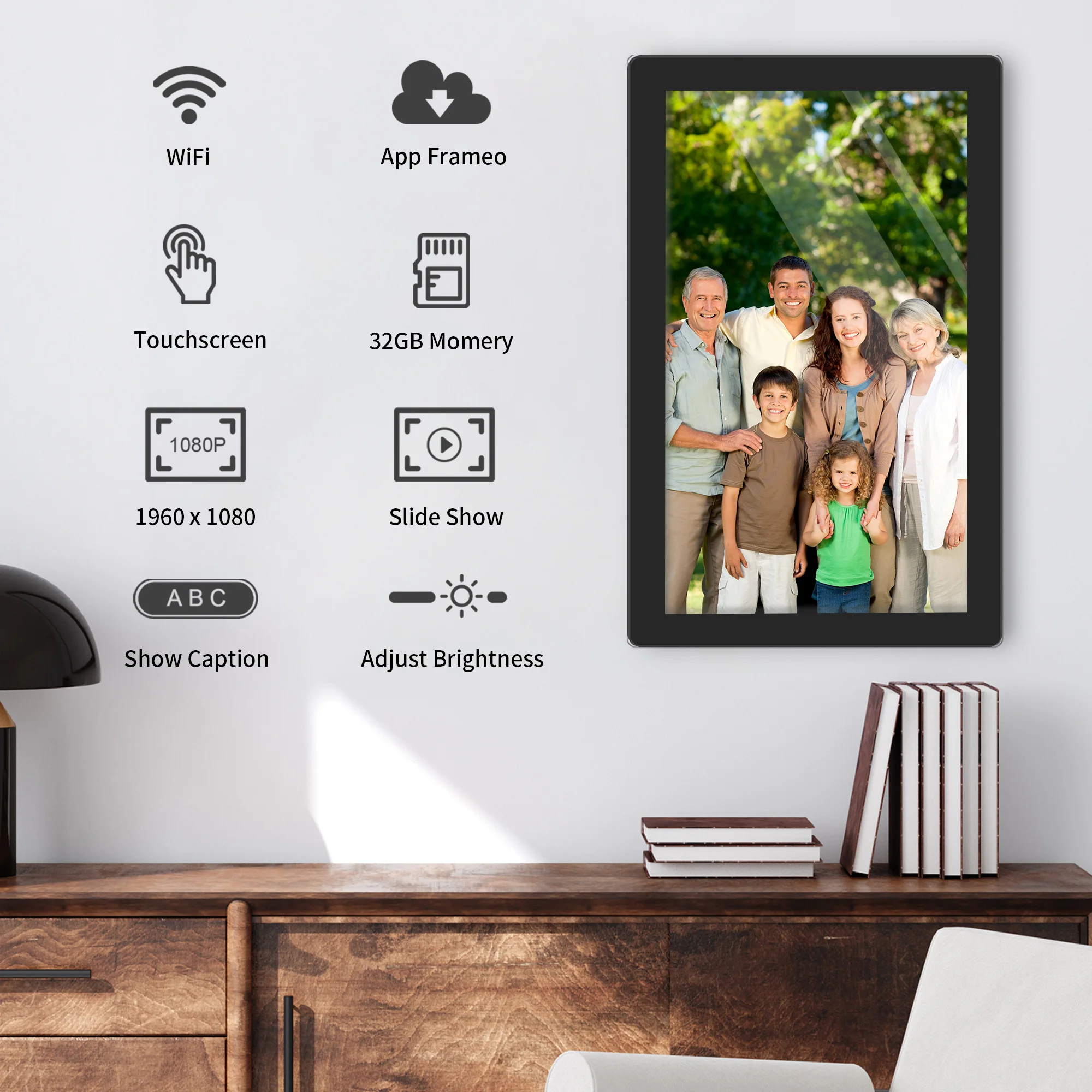 21,5 Inch WiFi Cloud Digitale  - Digital Photo Frame Wifi recensie en prijs