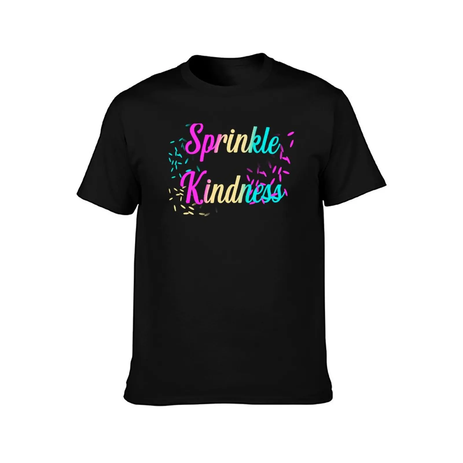 Sprinkle Kindness T-Shirt Summer Casual Cotton Tee Oversized Streetwear Tops Vintage Graphic Print Loose Fit Short Sleeve
