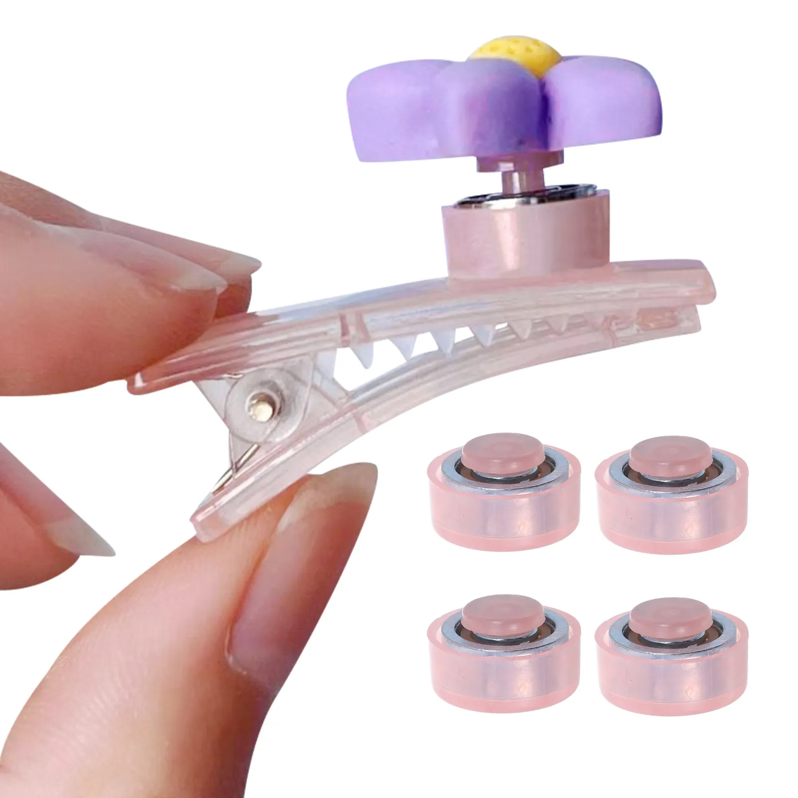 

20 шт. вращающихся подшипниковых оснований для заколок, металлические вращающиеся подшипники, детали для заколок-вертушек, материалы для изготовления заколок своими руками, устойчивые