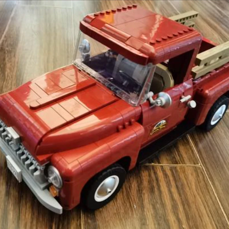1677-teiliges Klassisches Landwirtschaftliches Transportfahrzeug-Bausatz - Vintage Farmtruck-Modell, DIY-Montage-Set & Geburtstagsgeschenk Heimdekoration