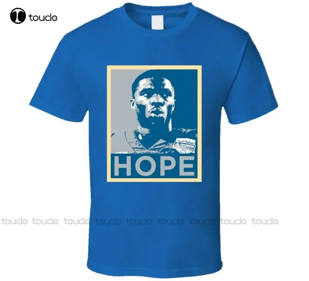 Jeff Okudah Hope Detroit Football Sports Team Fan Hope Poster T Shirt Teacher Tshirts Fashion Tshirt Summer New Popular Tshirt