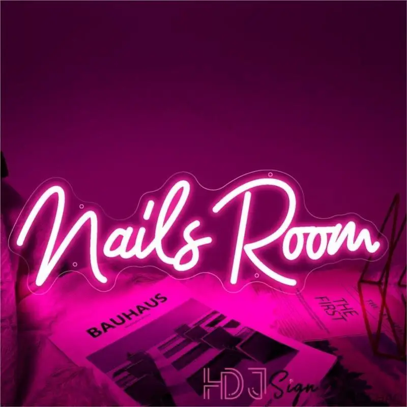 Beauty Room Logo Custom Neon Sign for Decoration Bedroom LED Neon Light Store Design Room Wall Decor Gift Night Lights