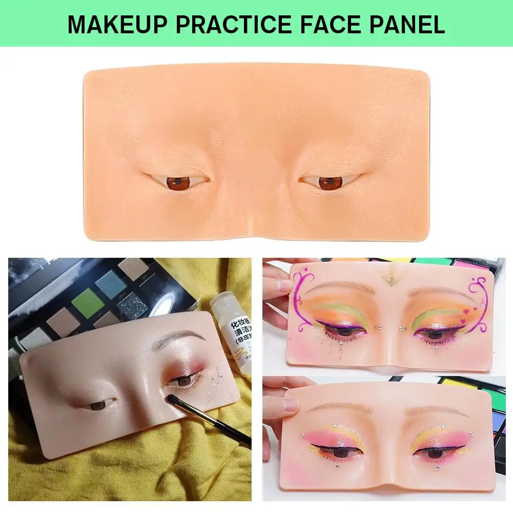 Wiederverwendbare 5D Make-Up Praxis Panel Augenbraue Tattoo Ausbildung Haut Maske Bord Pad Für Schatten Auge Gesicht Lösung Make-Up Pinsel Zu Q1Y3