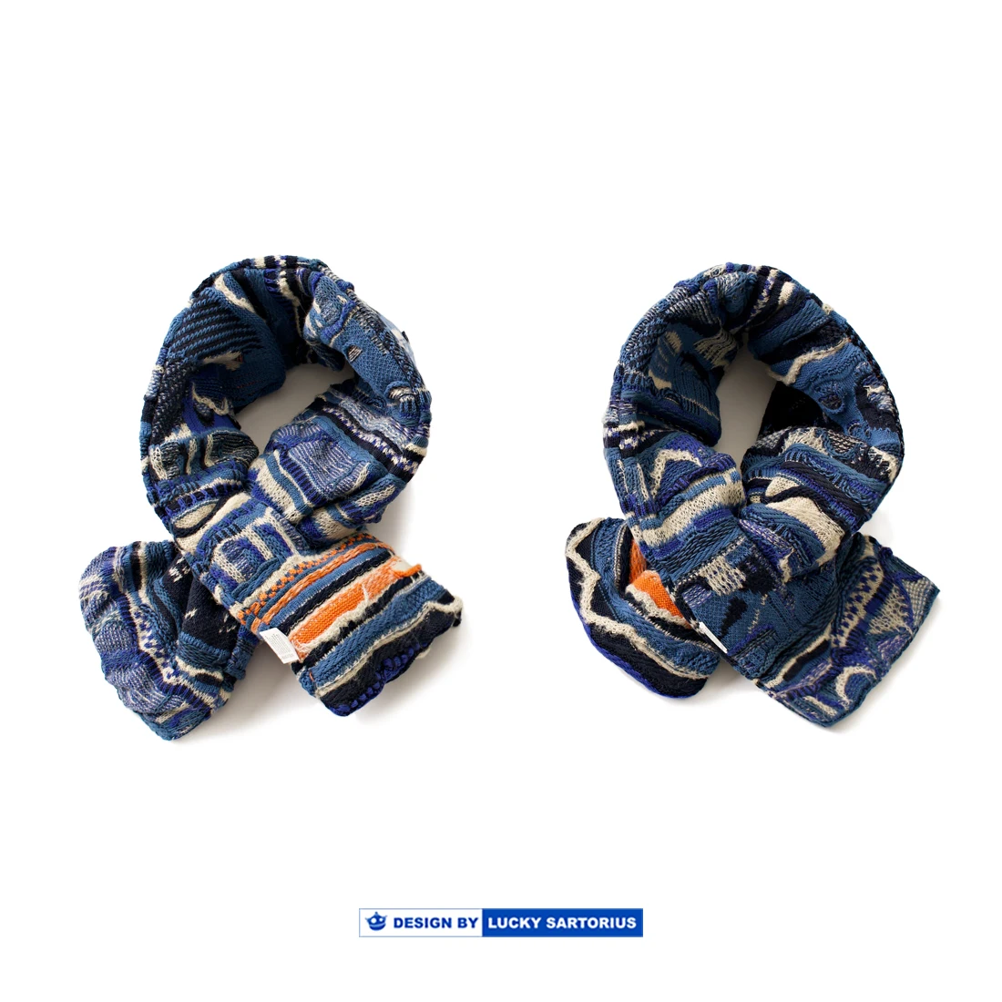 レトロな和風ニットウールスカーフネックウォーマーダックダウンインナー暖かさ男性女性長方形ポリエステル繊維スカーフ