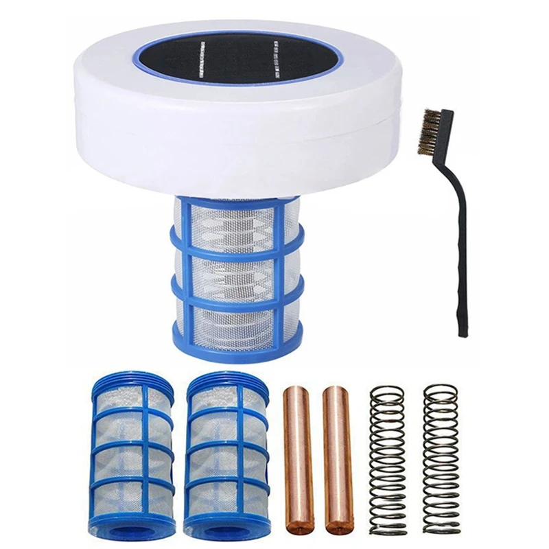 

Solar Power Swimming Pool Water Purifier,Solar Pool-Ionizer,Swimming Pool Water Cleaner Clear Algae & Chlorine For Spa