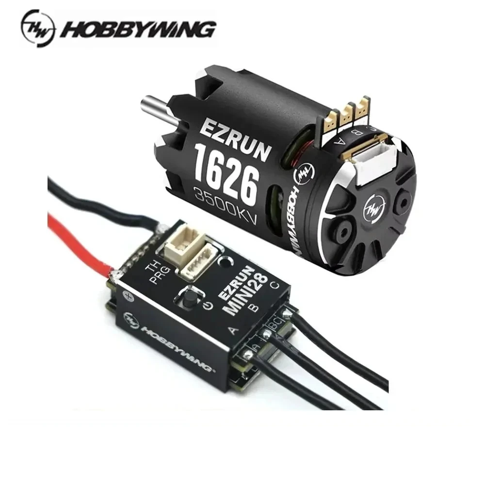 Hobbywing EZRUN 1626 SD 3500/5000/6500KV Sensored Brushless Motor + MINI28 30A ESC Combo for 1/28 GL Racing/Drift Car