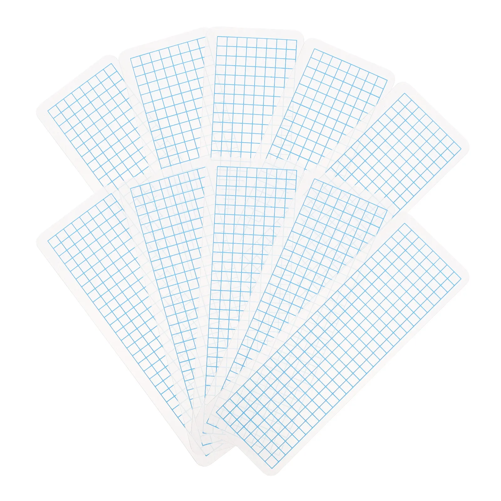100pcs-tape-organizer-boards-rounded-corners-plaid-pattern-lightweight-portable-for-journaling-scrapbooking-storage-tape-holder