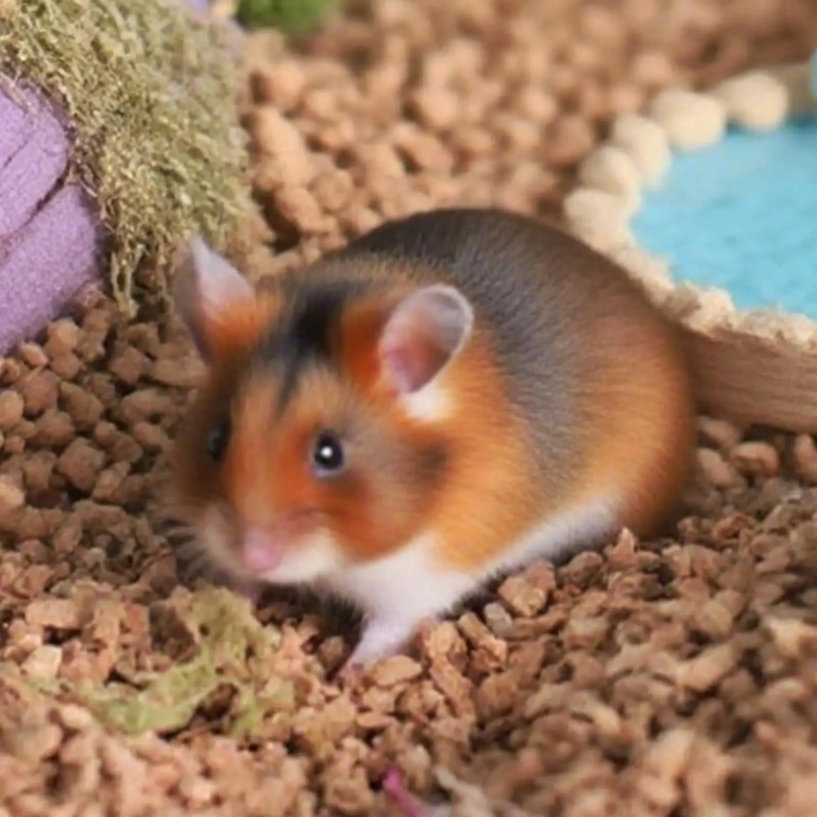 Cama para Hámster, Control Natural del Olor, Corcho de Roble, Arena para Mascotas, Suministros para Conejos, Sustrato para Ardillas, Ratones, Conejillos de Indias y Gerbillas