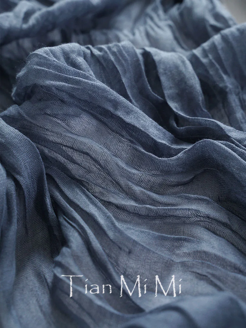 عداء طاولة شاش شبه شفاف ، أزرق غامق ، غطاء جبن عاصف ، طاولة حلوى ، ديكور زفاف عتيق لتناول الطعام ، إعدادات طاولة منزلية مريحة