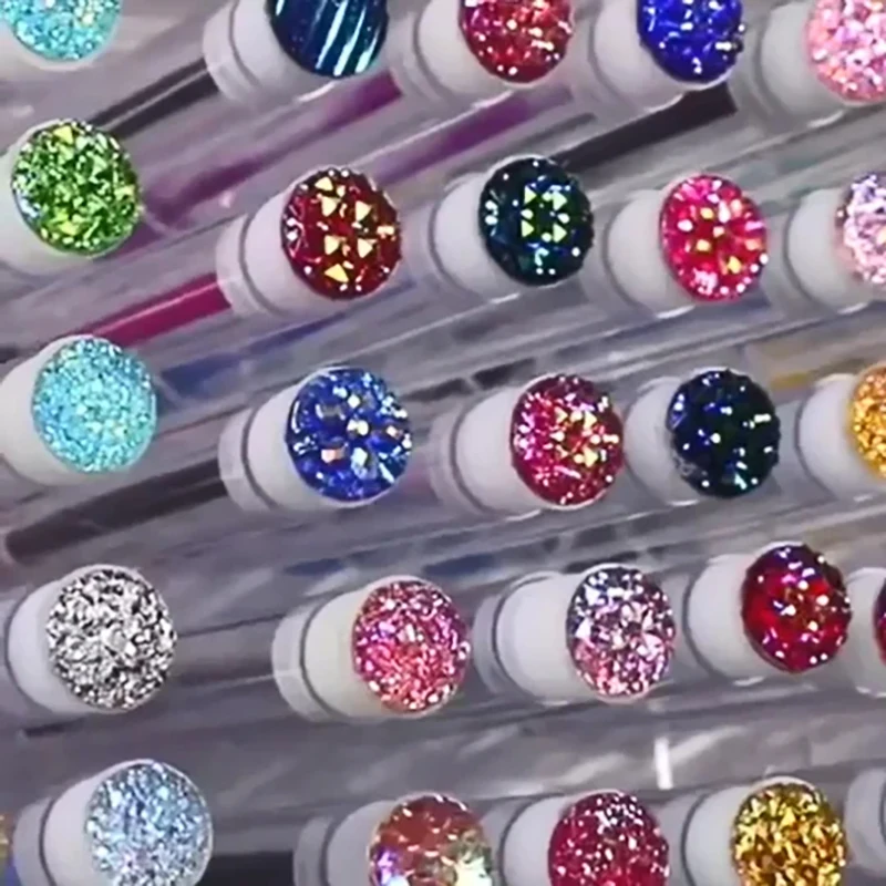 50개 맞춤형 로고 도매 속눈썹 연장 마스카라 스풀리 클리닝 브러쉬 일회용 속눈썹 브러쉬 클리너 홀더 박스 포함