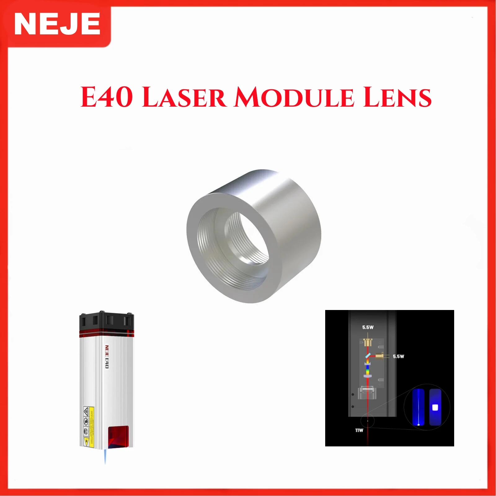 

NEJE E40 Laser Module Optical Lens Replacement Accessories