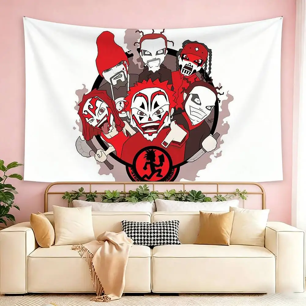 Hip Hop Insane Clown Posse ICP   Flags Wall Hanging Tapestry Outdoor Garage Room Decorative flag Background Blanket