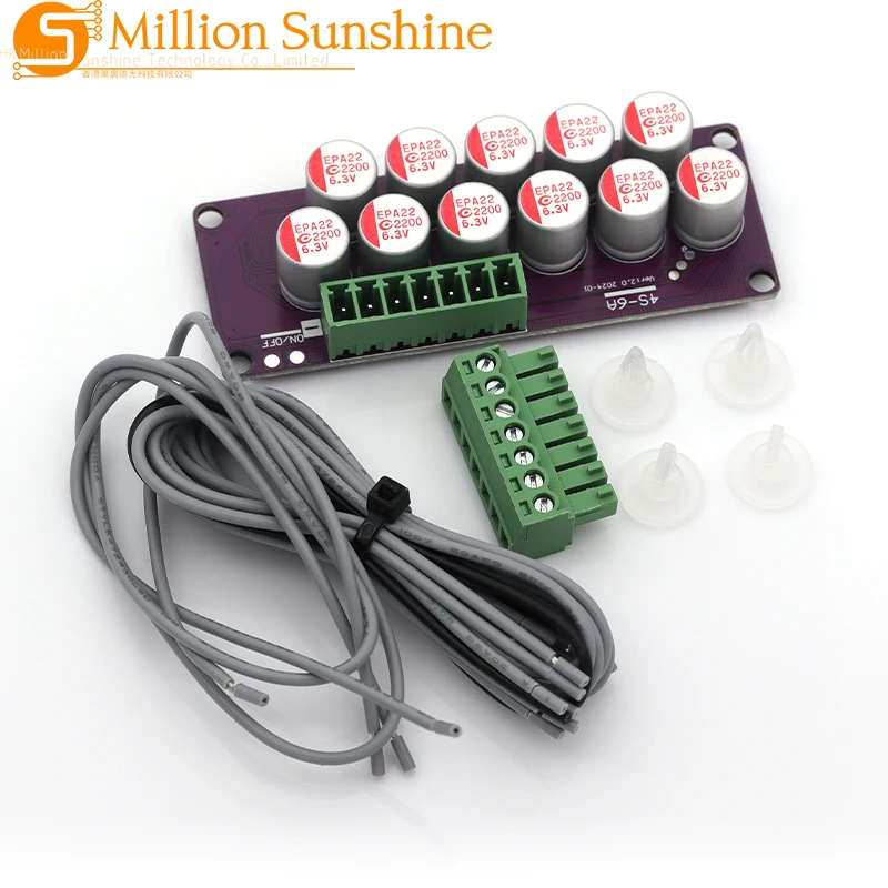 6S 6A High Current Lithium Battery Active Equalization Board Lifepo4 Battery Energy Transfer Equalization Capacitor