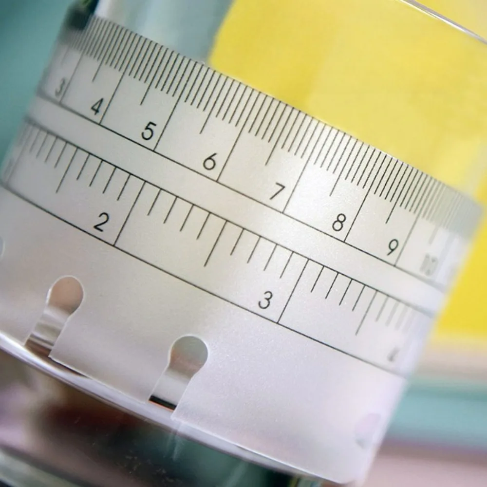 6 Hole A5 A6 A7 Bookmark Straight Ruler Children Math Drafting Drawing Ruler Clear Flexible Dividing Ruler