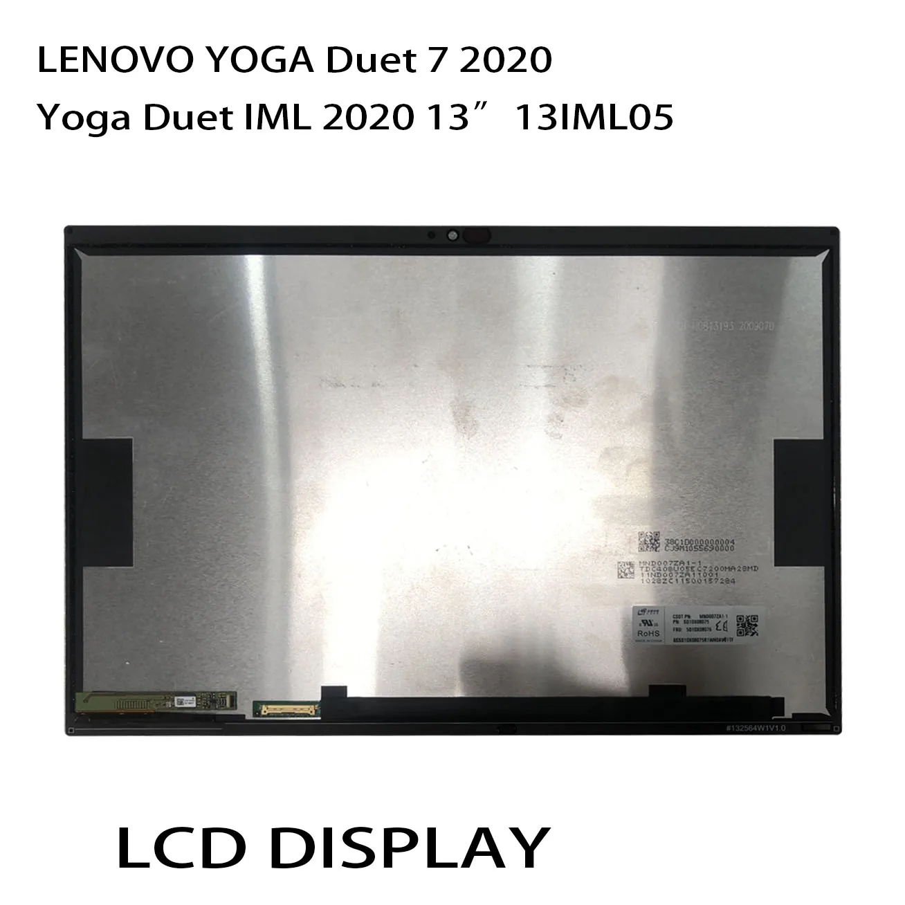 New Original LCD For LENOVO YOGA Duet 7 2020 Yoga Duet IML 2020 13”13IML05  LCD Display with Touch Screen Digitizer Assembly