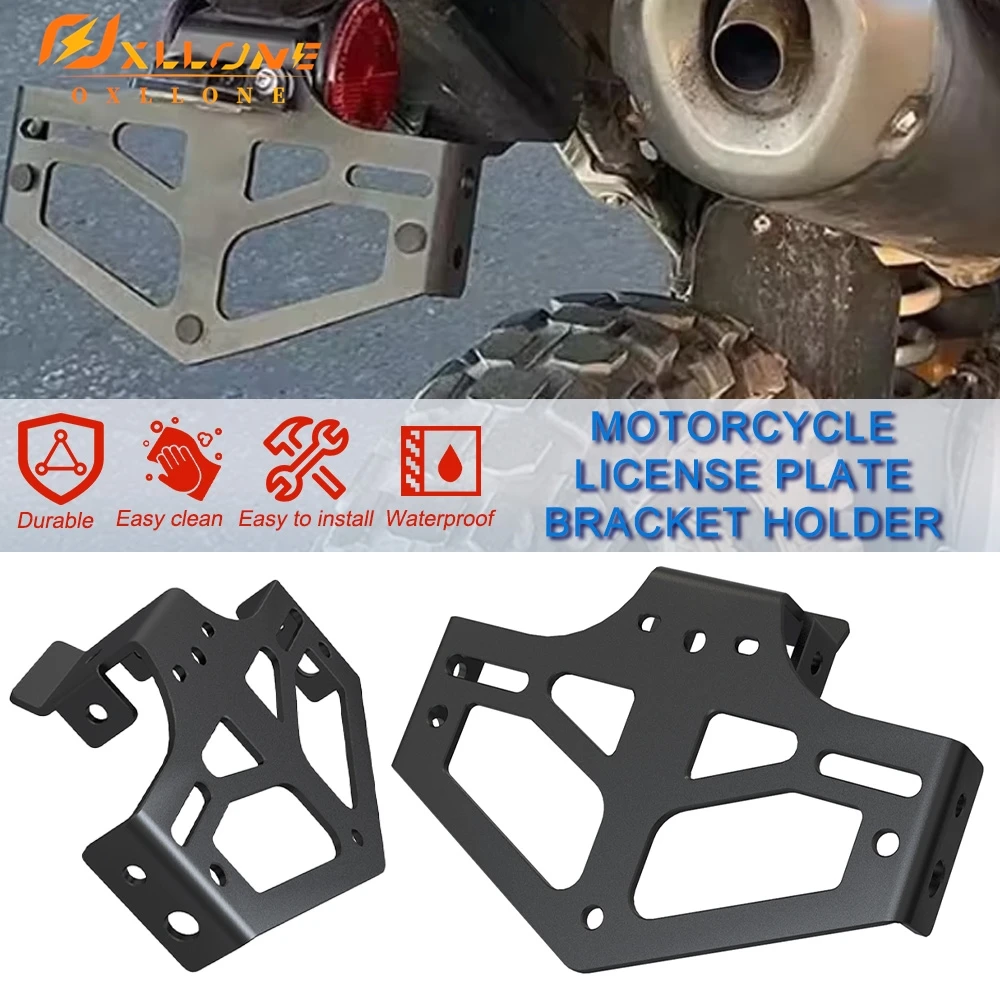 

Motorcycle FOR HONDA CRF300L ABS CRF 300L RALLY 2021 2022 2023 2024 Rear License Plate Holder Bracket Bracket Tail Tidy Fender