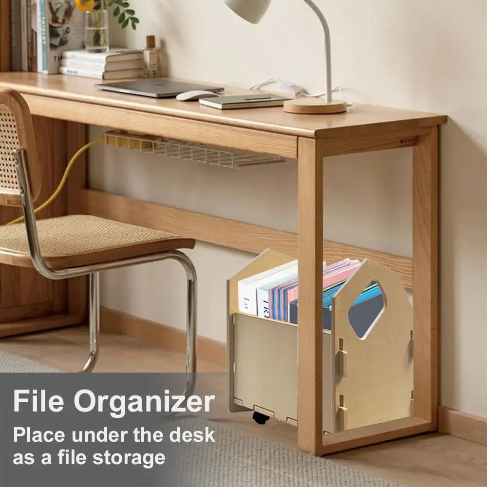 2 Pa Stackable Wooden Box, Mobile Bookcase, Rolling File Cart For Home Office, Portable Wood Crates For Travel And Moving,