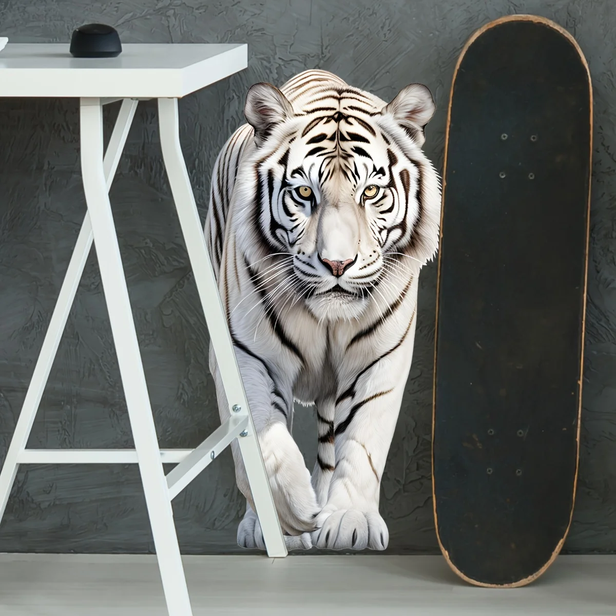 Autocollant mural animal tigre M774, décor de toilette, salon, armoire, décalcomanies de décoration de la maison, embellir, peinture murale