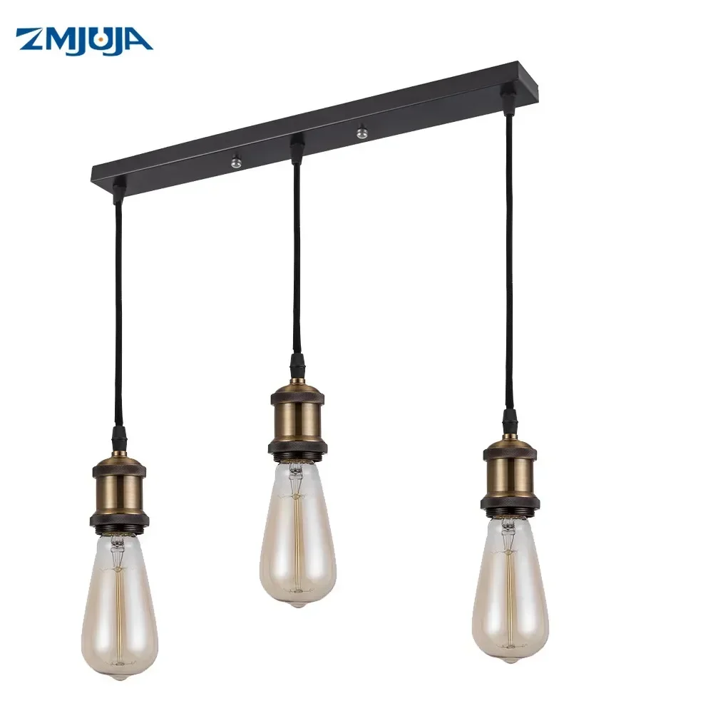 

Indoor Retro Ceiling Light Ancient pendant light with 3 heads pendant lamp chandeiers lighting