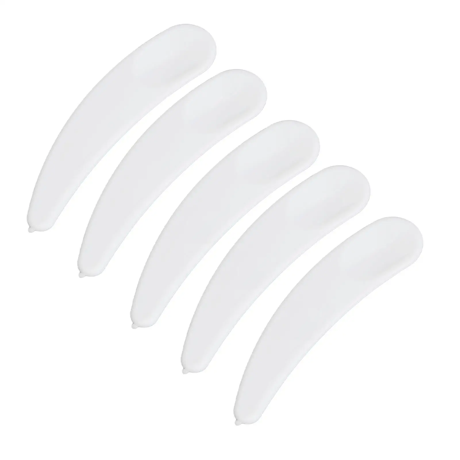 Curved Reusable Makeup Spoon for Beauty  Reduces Waste, Easy Cleaning  Perfect for Facial Creams  White  for home Beauty Tool