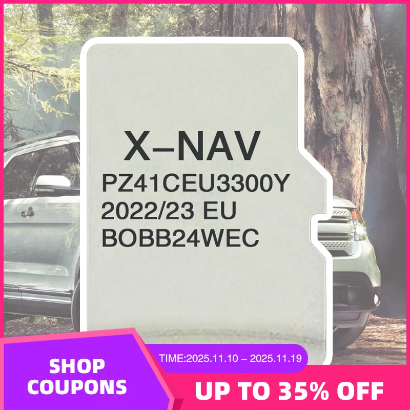 

for Toyota AYGO 2023 Navigation TF Card X-NAV Sat Nav Latest Update EU RU UK Map PZ41C-EU330-0Y Car Accessories 8GB