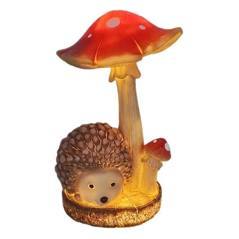 

Mushroom Solar Light Outdoor Decor Solar Powered Mushroom Shaped Yard Lights Cute Mushroom Figurine Lights Waterproof For Garden