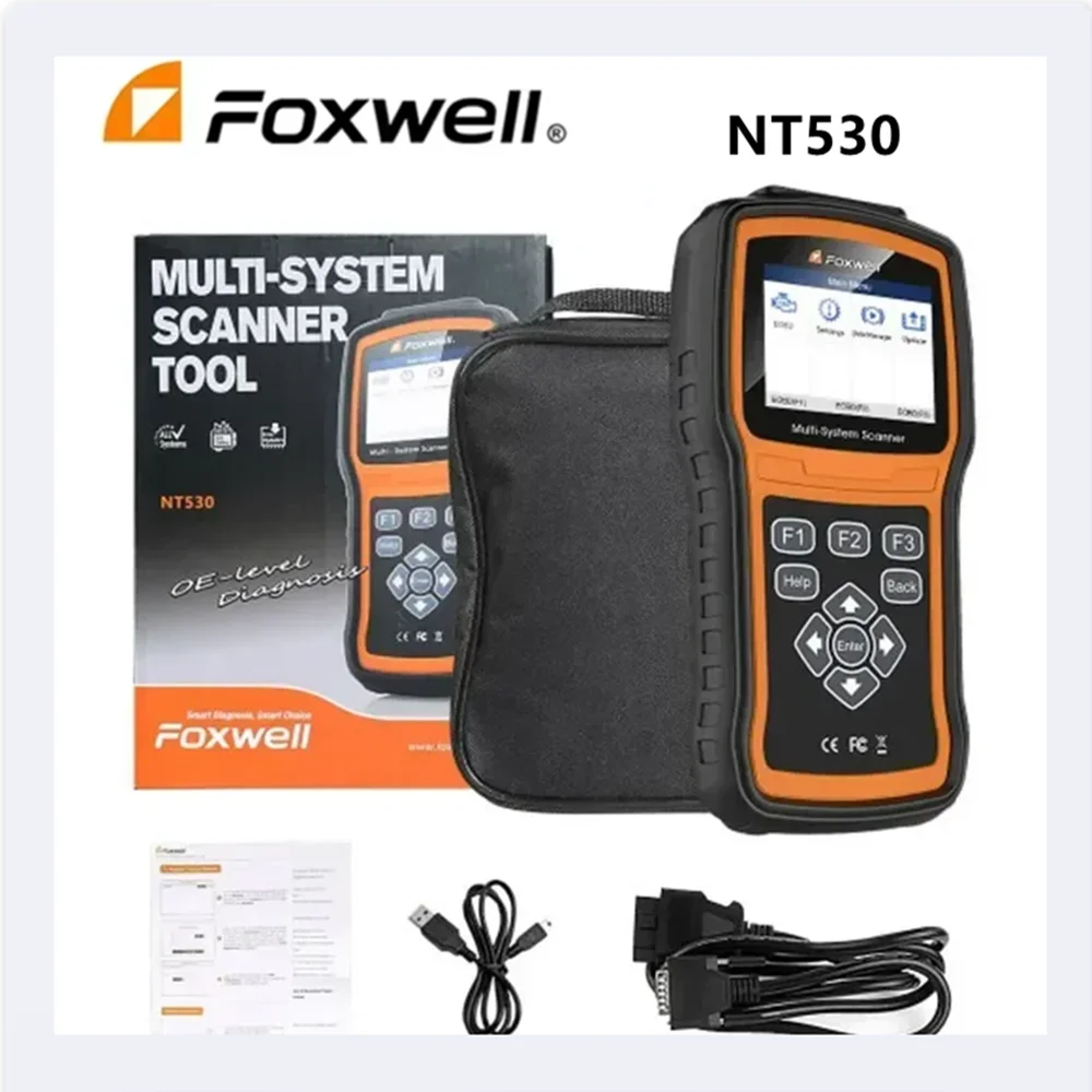 

Foxwell NT530 Multi-System Scanner OE-level Universal Auto Diagnostic Tools Get One Vehicle software free open PK NT650 NT680