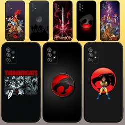 Aime ThunderCats Phone Case for SamsungA 91,80,73,72,71,70,53,52,51,42,41,40,32,31,30,22,21,20,13 S 4G 5G Soft Black Case