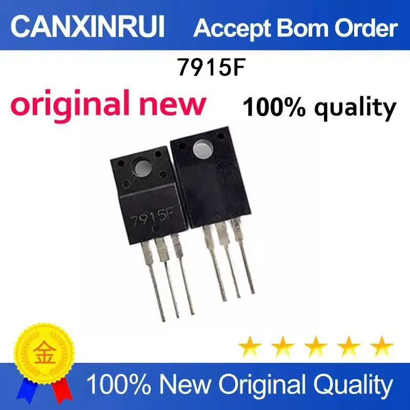 (5-100 Pieces)Brand new original 7915F TO-220F spot chip IC