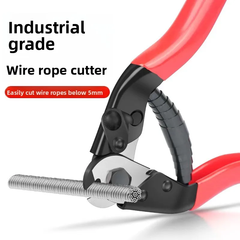 Industrial grade multifunctional 8-inch steel wire rope cutter, with a flexible spring that saves effort and is more durable