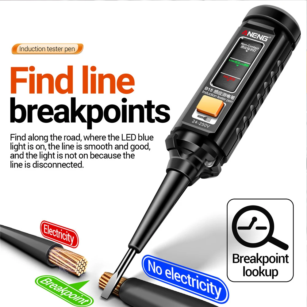 Multi-functional Electrician Screwdriver Pencil AC Non-contact Induction Test Pen Voltage Tester Voltage Detector Screwdriver