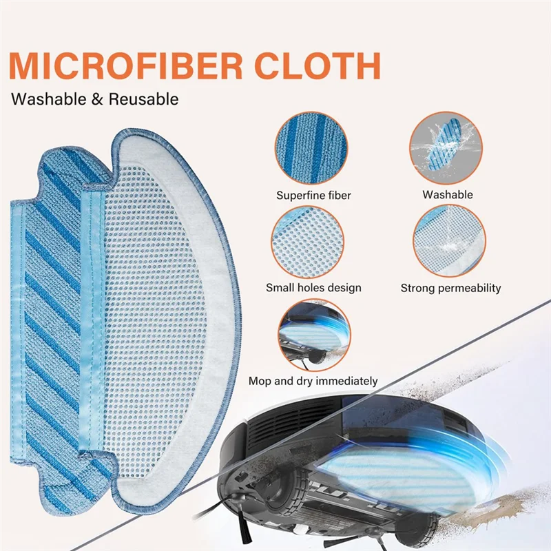 Acessórios de peças para ecovacs deebot n8/n8 pro/n8 pro +/t8/t8 +/t8 aivi/t8 max/t9/t9 + aspirador de pó